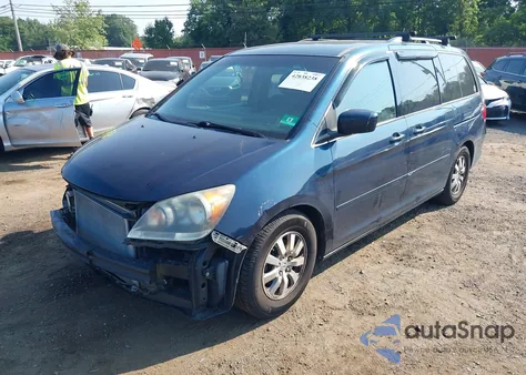 2010 Honda Odyssey Ex z USA, uszkodzony, nr VIN 5FNRL3H4XAB105042